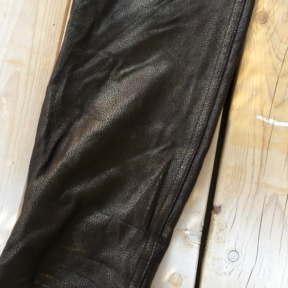 NWT Level 99 Sienna Tomboy Faux Leather Pants 28 - Picture 5 of 8